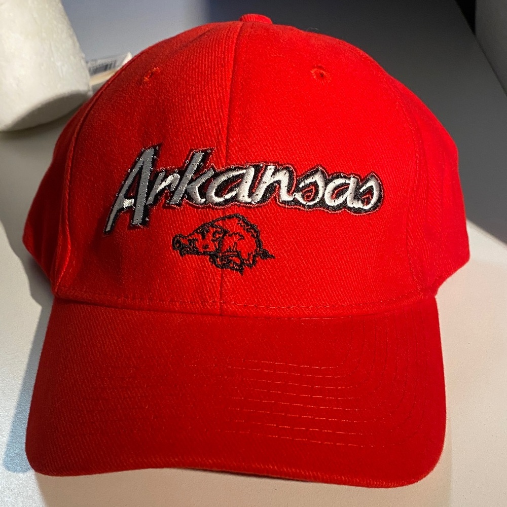 Arkansas Razorbacks NCAA Red Baseball Cap Hat Lights Up Lightwear